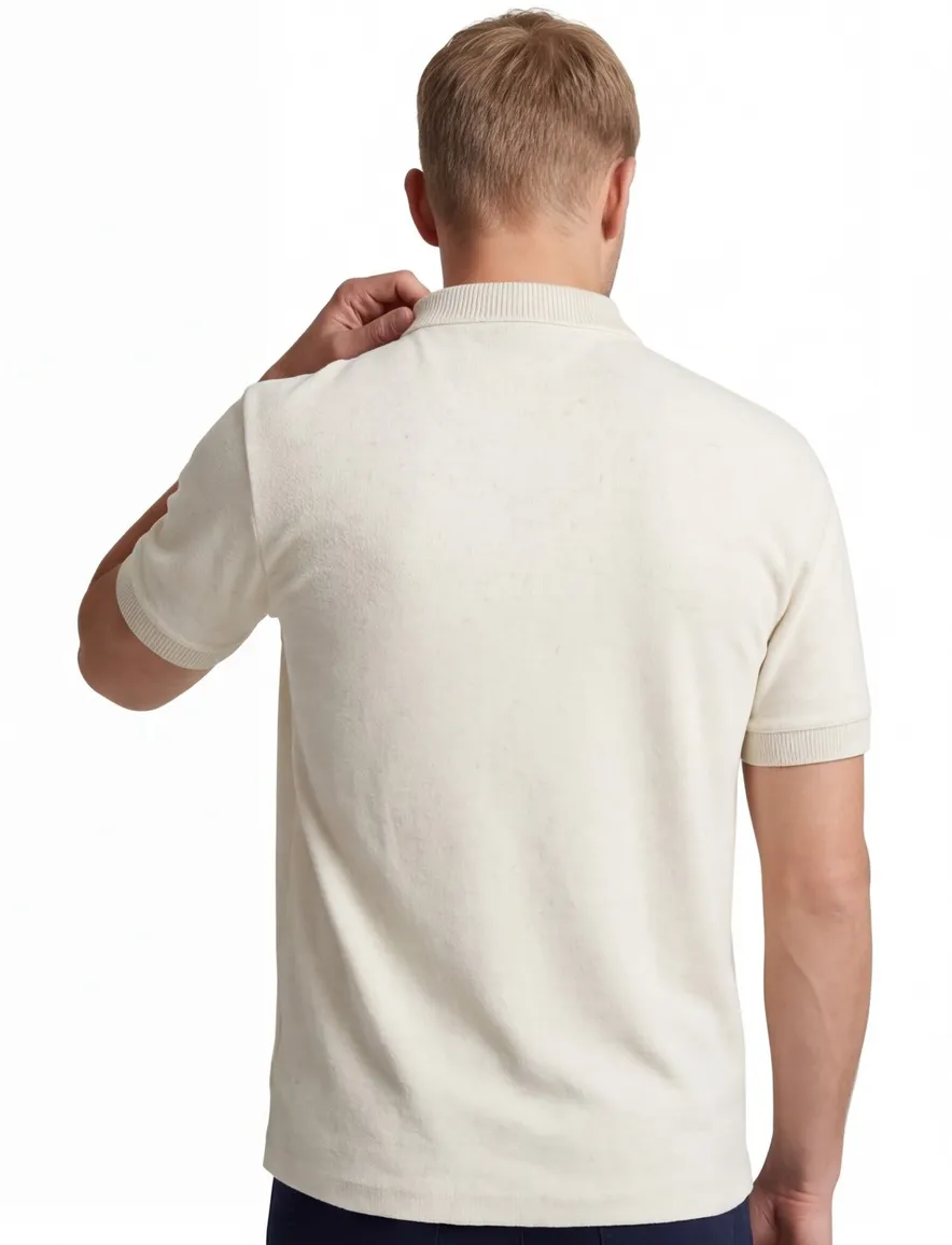 Aeden poloshirt beige gemêleerd