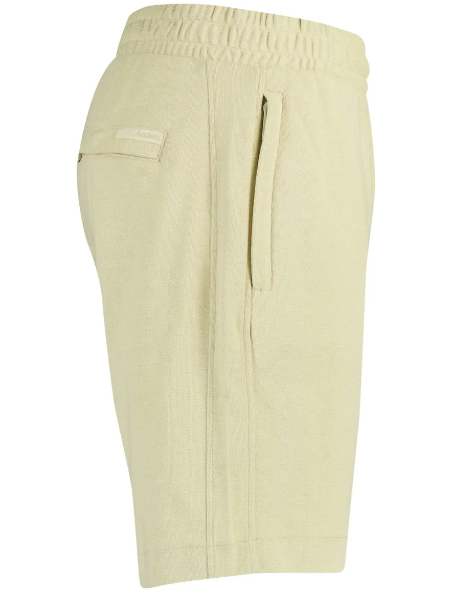 Aeden short met elastische band creme
