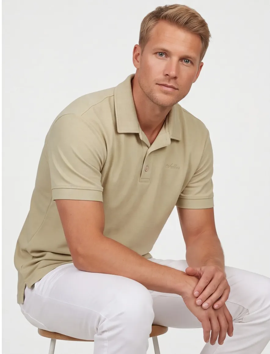 Poloshirt Aeden beige