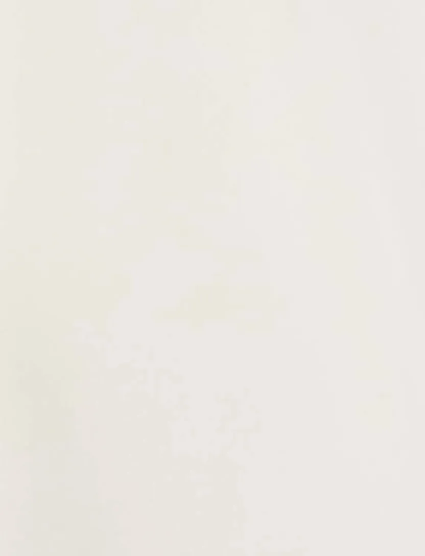 T-shirt creme backprint ronde hals Aeden wijde fit