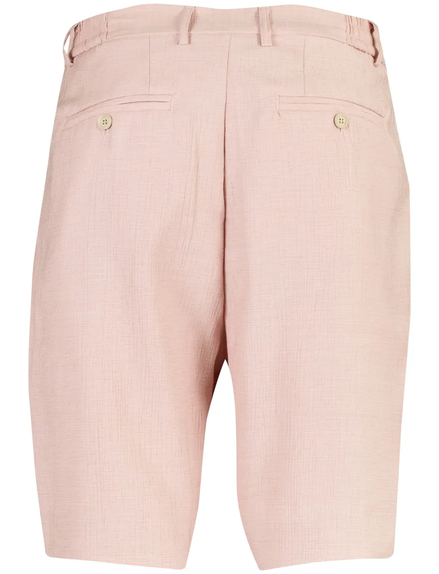 Aeden bandplooi shorts roze gemêleerd
