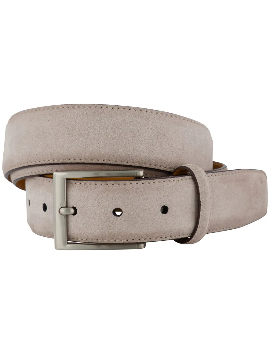Beige riem Magnanni leer suede