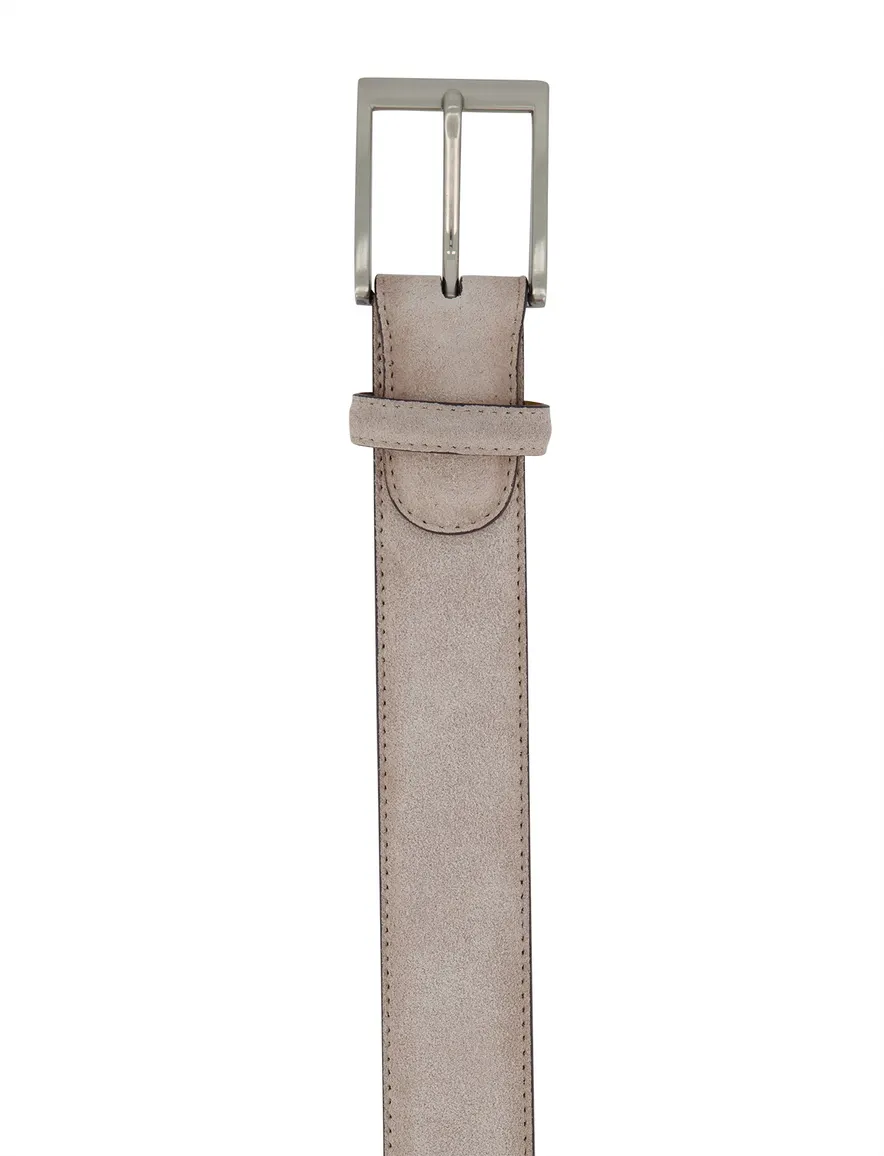Magnanni riem beige suede