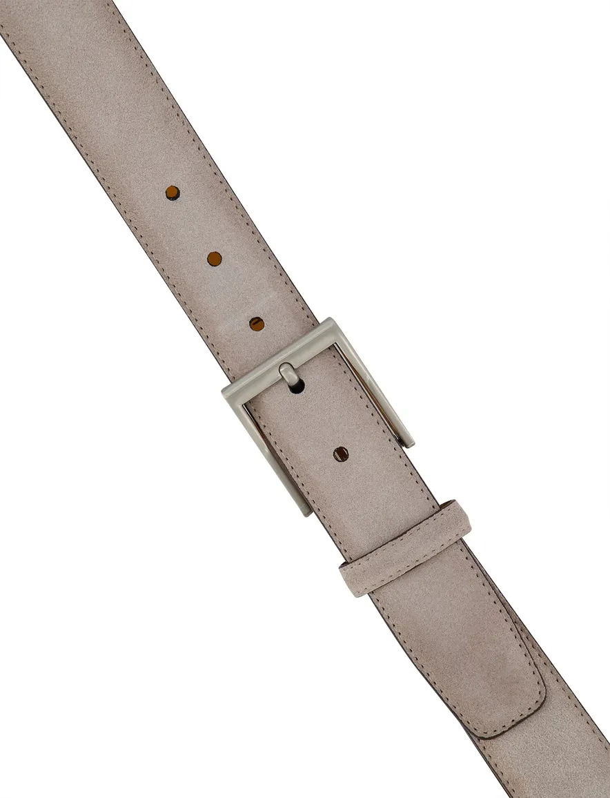 Magnanni riem beige suede