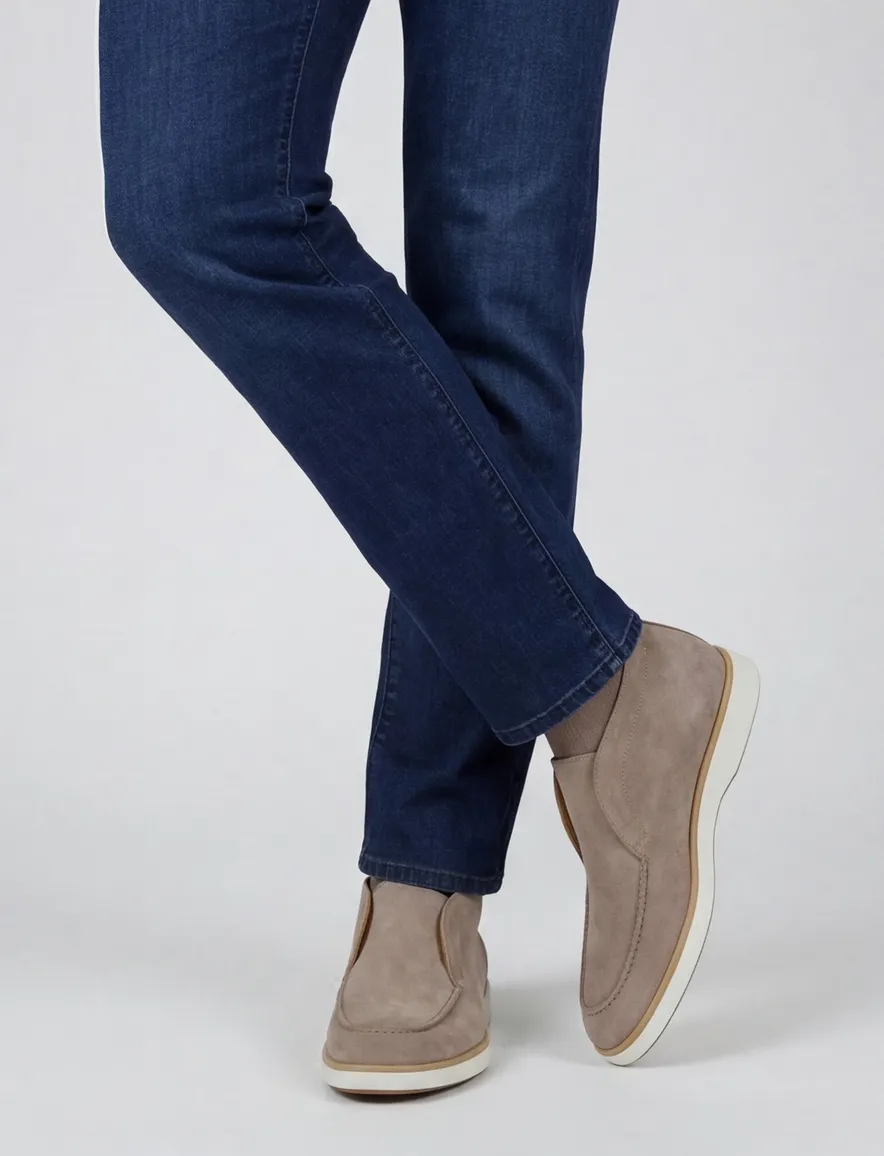 Magnanni loafers beige suede hoog