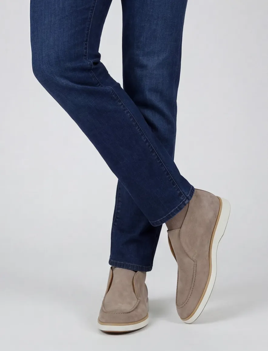 Magnanni loafers beige suede hoog