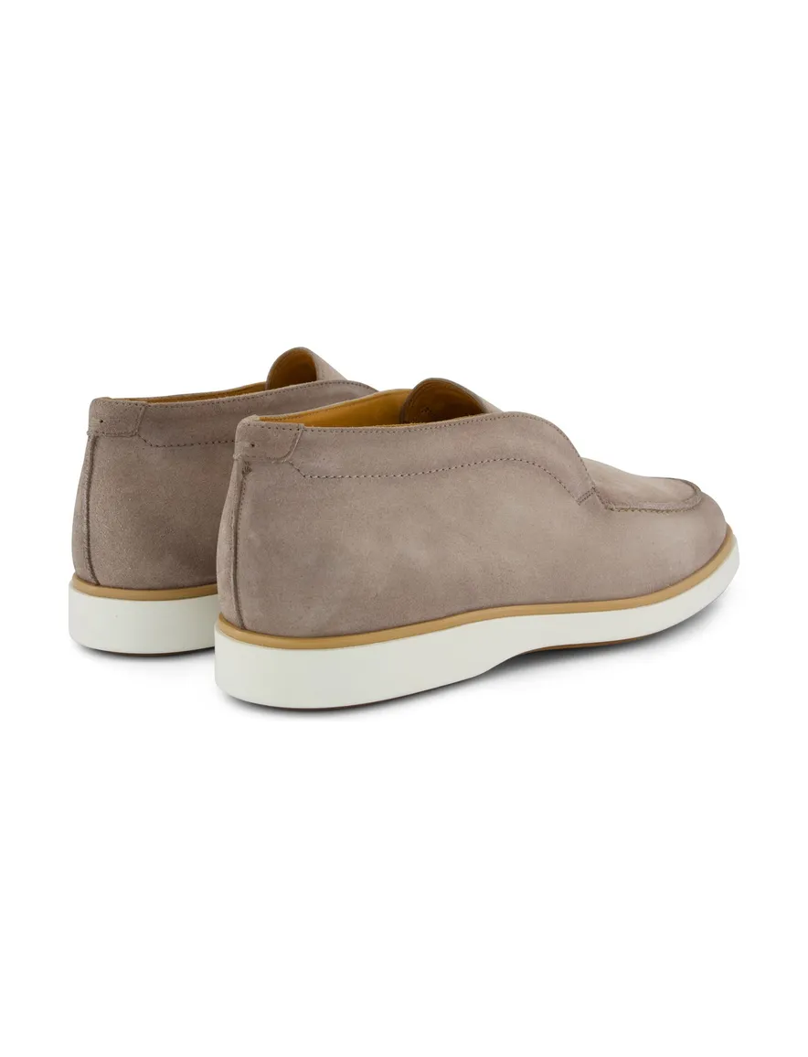 Magnanni loafers beige suede hoog