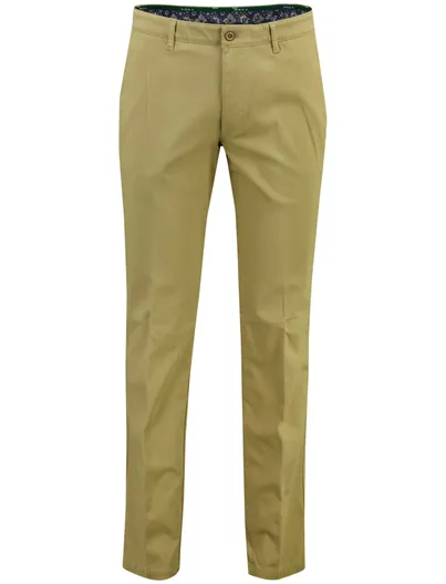 M.E.N.S. Broeken M.E.N.S. chino khaki normale fit