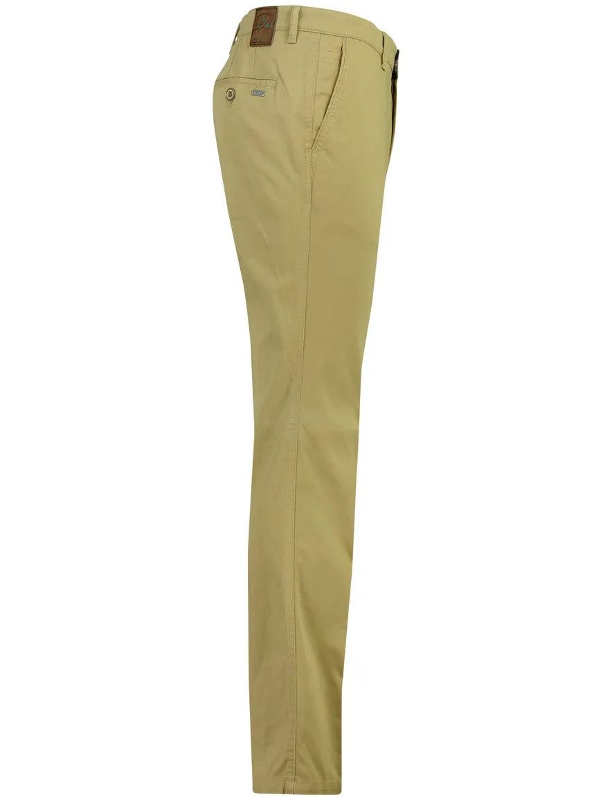 Broeken M.E.N.S. chino khaki normale fit