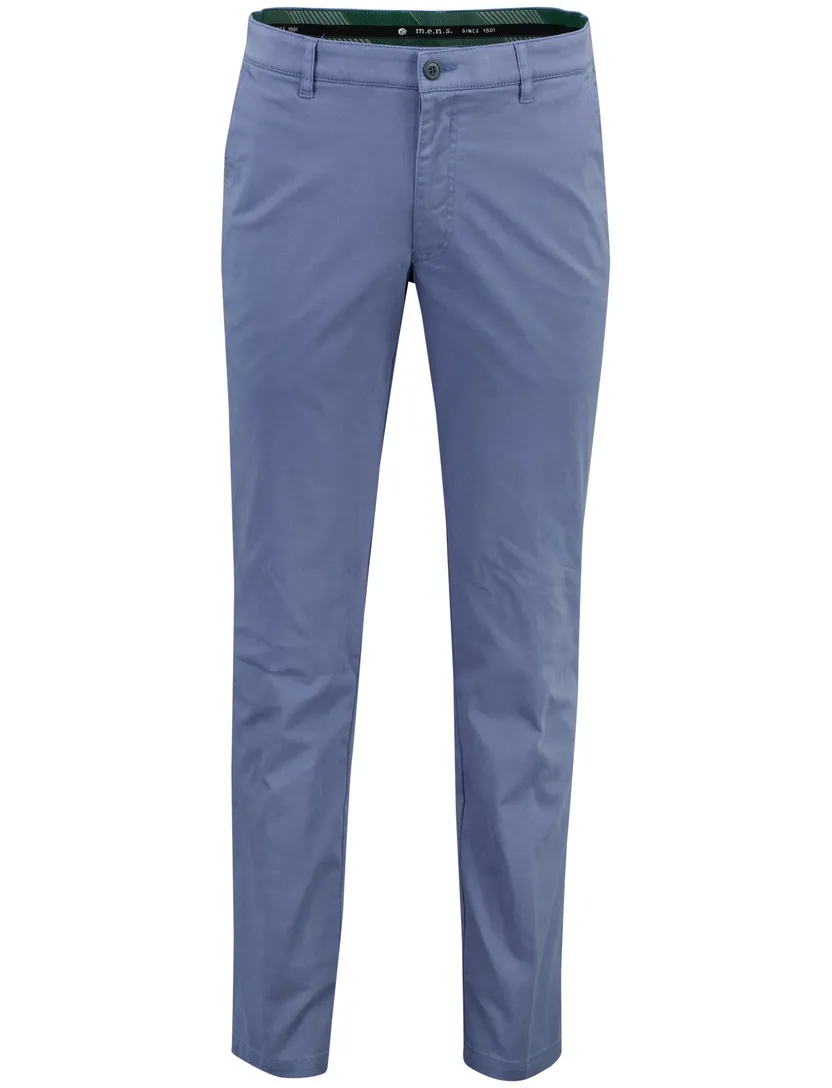pantalon M.E.N.S. Madison blauw normale fit flatfront model