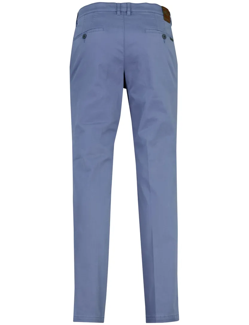 pantalon M.E.N.S. Madison blauw normale fit flatfront model