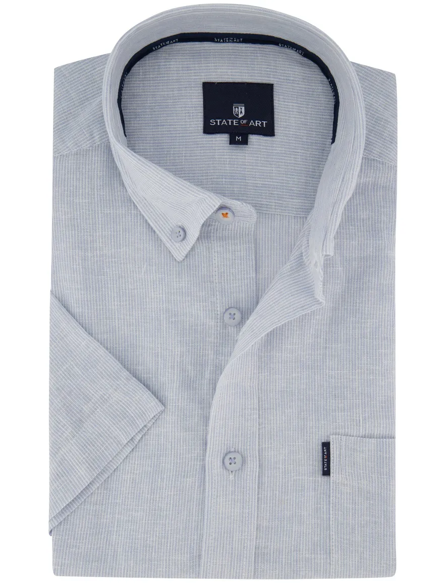 State of Art Shirt overhemd lichtblauw