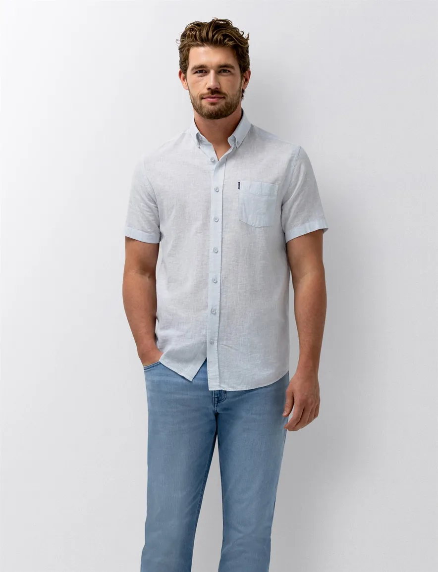 State of Art Shirt overhemd lichtblauw