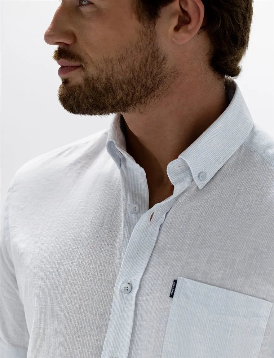 State of Art Shirt overhemd lichtblauw