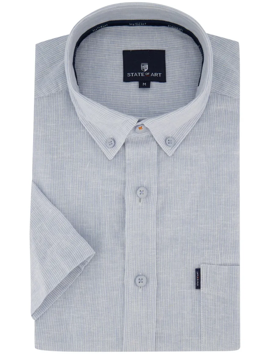 State of Art Shirt overhemd lichtblauw