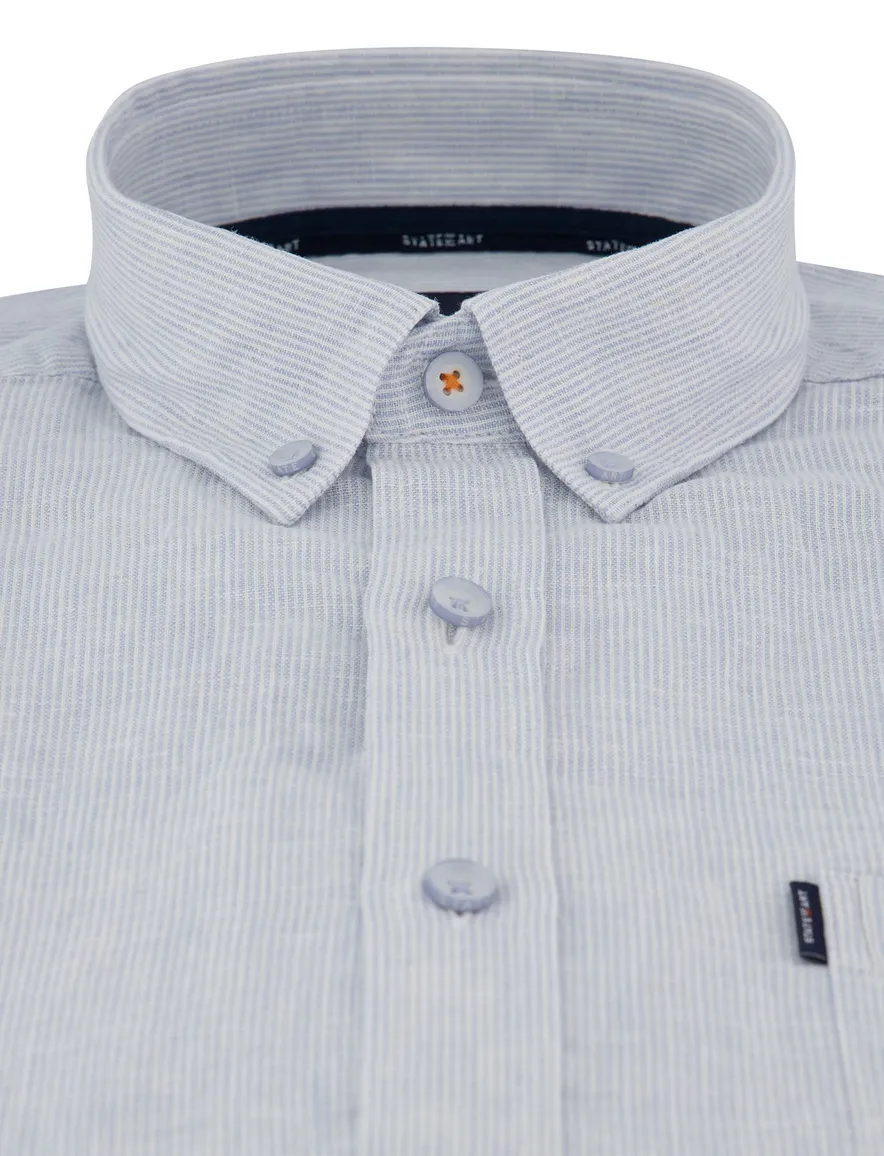 State of Art Shirt overhemd lichtblauw