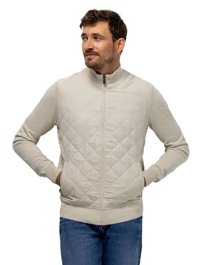 State of Art Regular fit outdoor gemêleerd beige State of Art vest