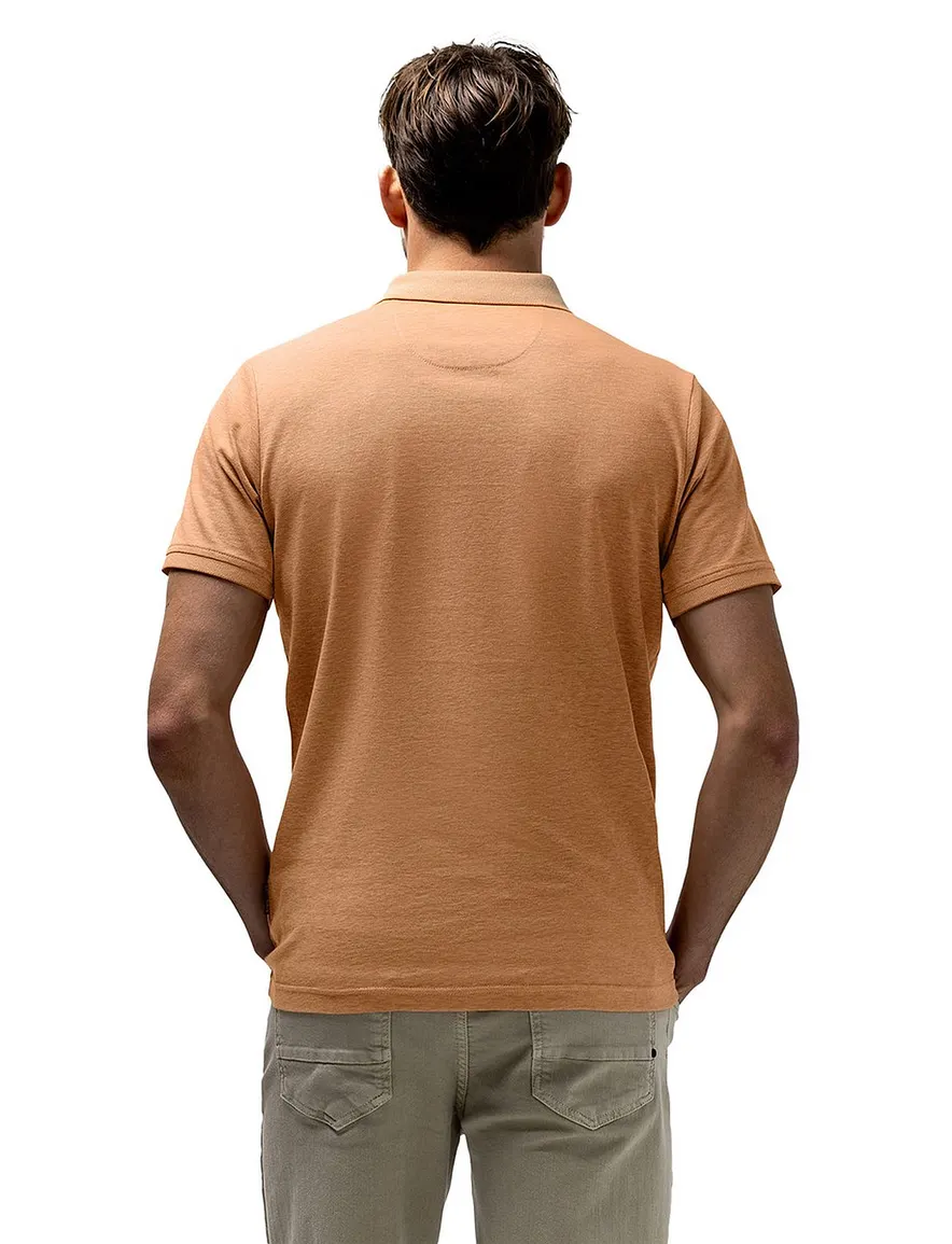 State of Art poloshirt oranje Regular Fit katoen