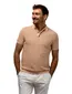 State of Art Regular Fit poloshirt oranje structuur