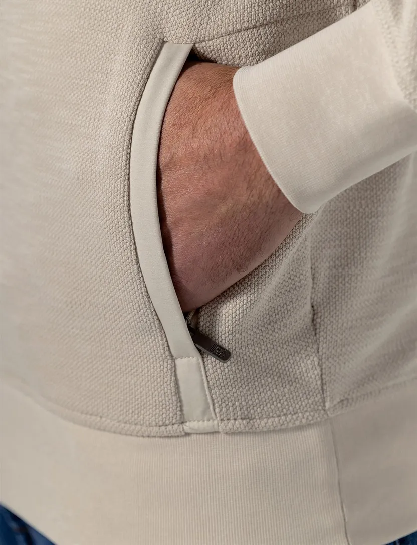 Beige vest State of Art katoen