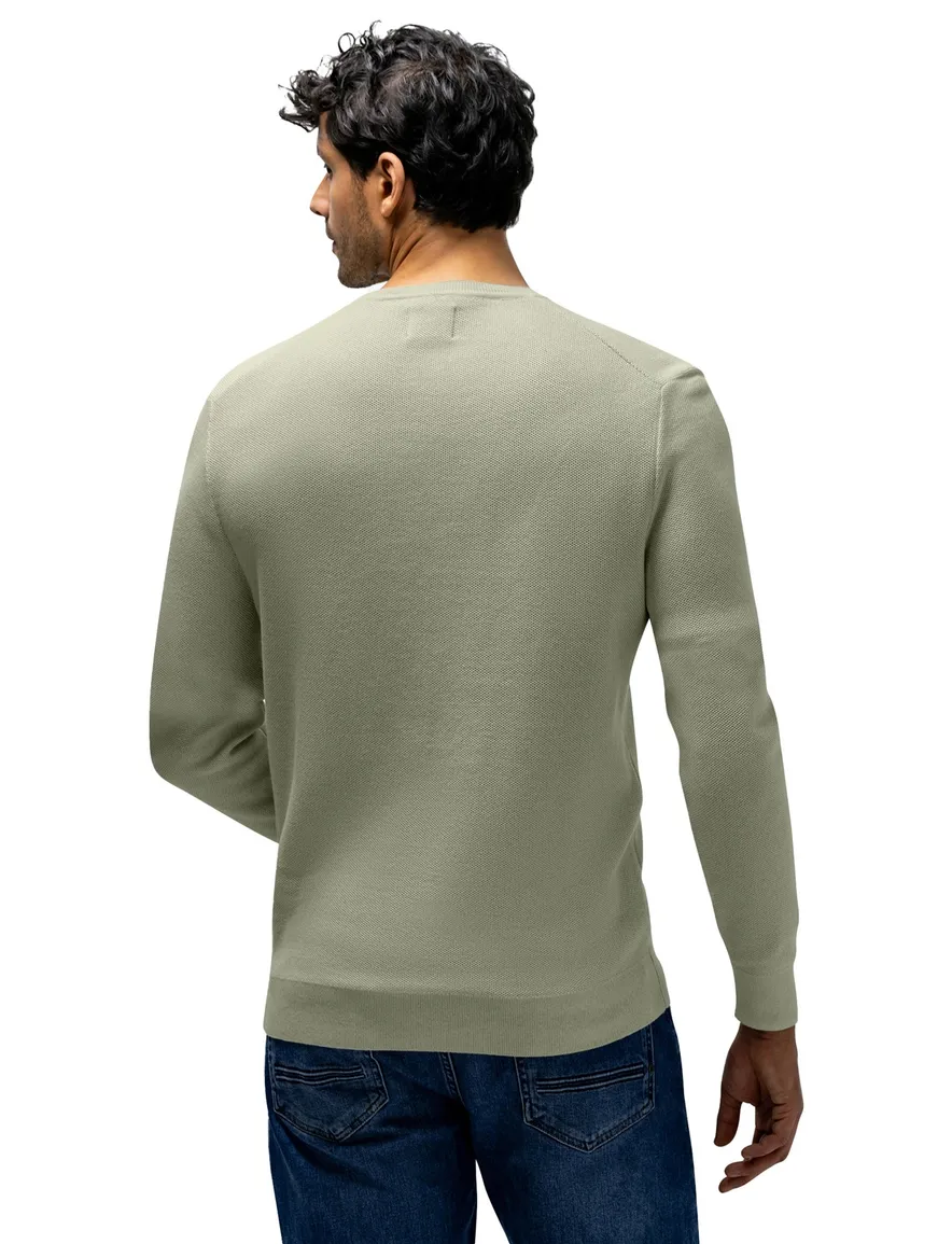 State of Art trui groen regular fit