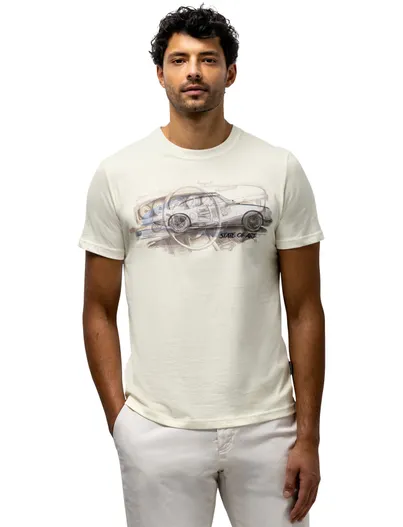 State of Art State of Art creme T-shirt regular fit