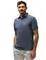 State of Art poloshirt blauw melange linnenblend
