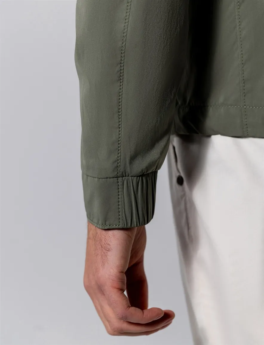 Groen windjack State of Art regular fit