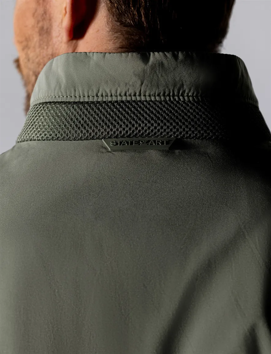 Groen windjack State of Art regular fit