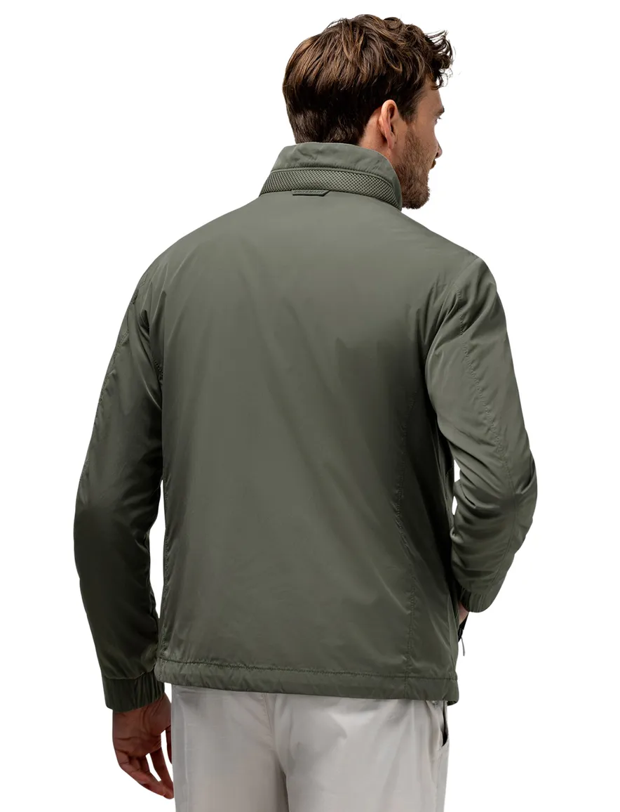 Groen windjack State of Art regular fit