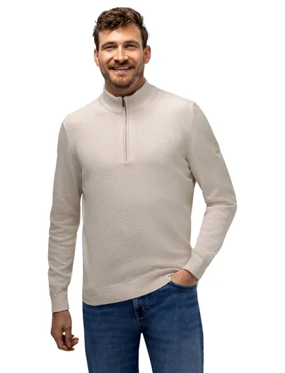 State of Art Regular fit half zip trui State of Art creme