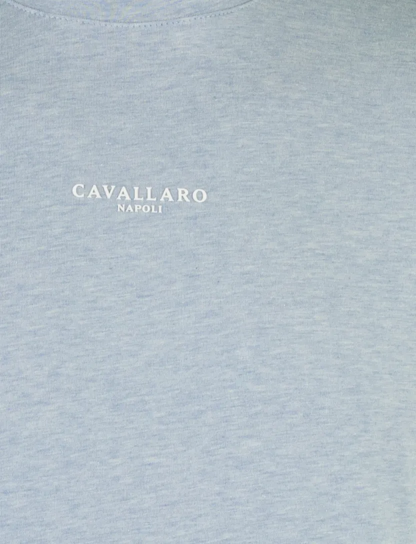 T-shirt Cavallaro Napoli Baroni Tee met opdruk regular fit
