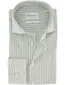 Michaelis overhemd groen gestreept slim fit