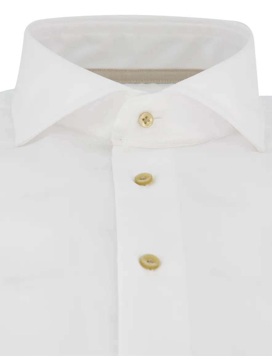 Wit overhemd Michaelis slim fit cutaway boord