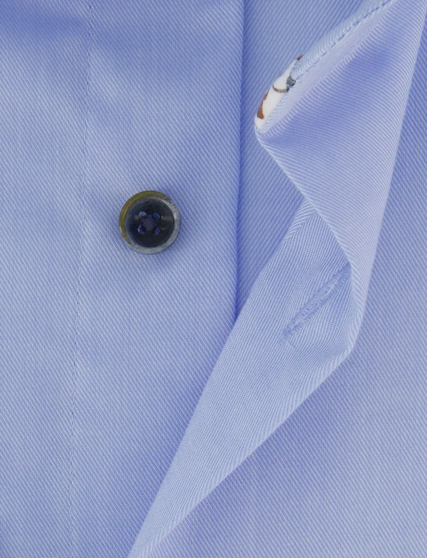 Overhemd lichtblauw Michealis strijkvrij slim fit