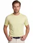 T-shirt Desoto geel katoen normale fit