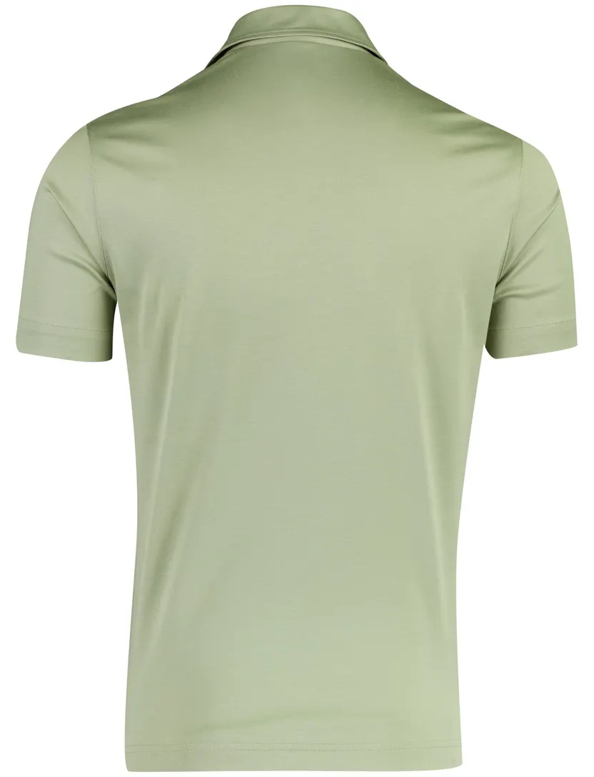 Desoto poloshirt groen wijde fit