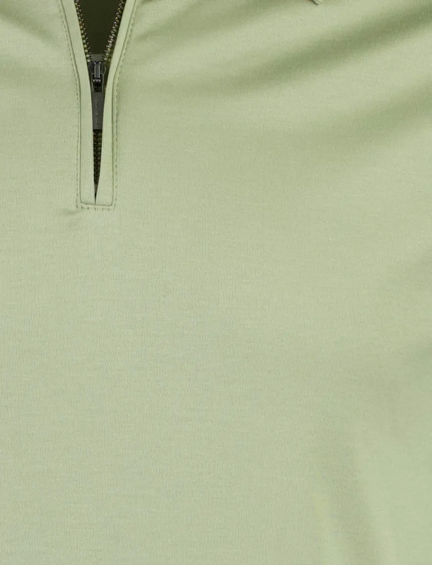 Poloshirt Desoto groen wijde fit katoen