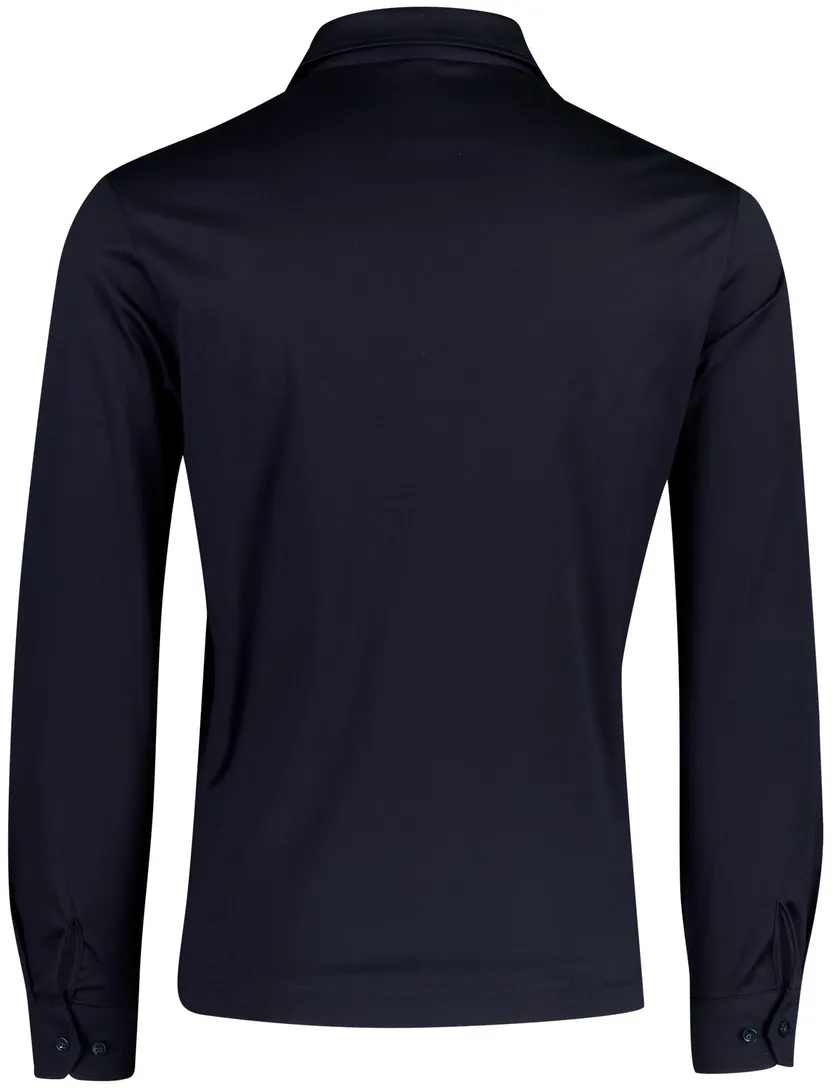 Poloshirt Desoto donkerblauw katoen