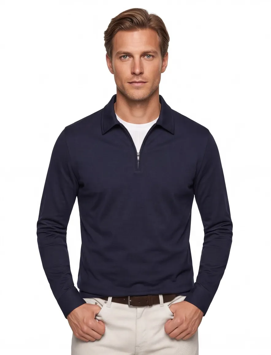 Trui Desoto donkerblauw