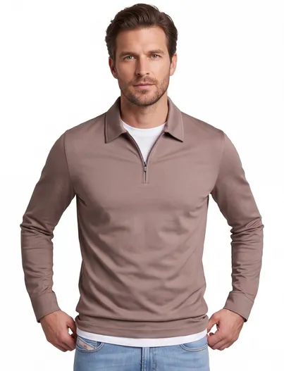 Desoto Desoto poloshirt beige