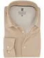 Desoto Casual overhemd beige strijkvrij jersey