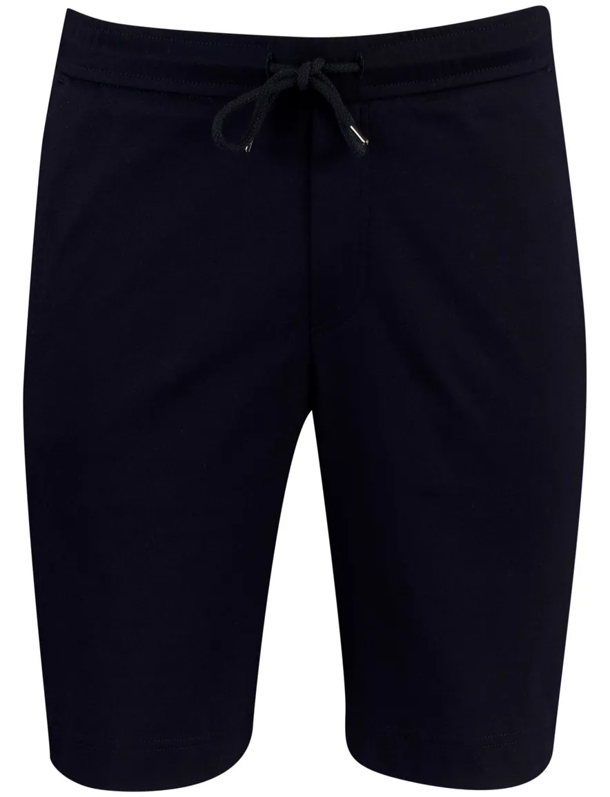 Desoto bermuda donkerblauw elastische band en trekkoord