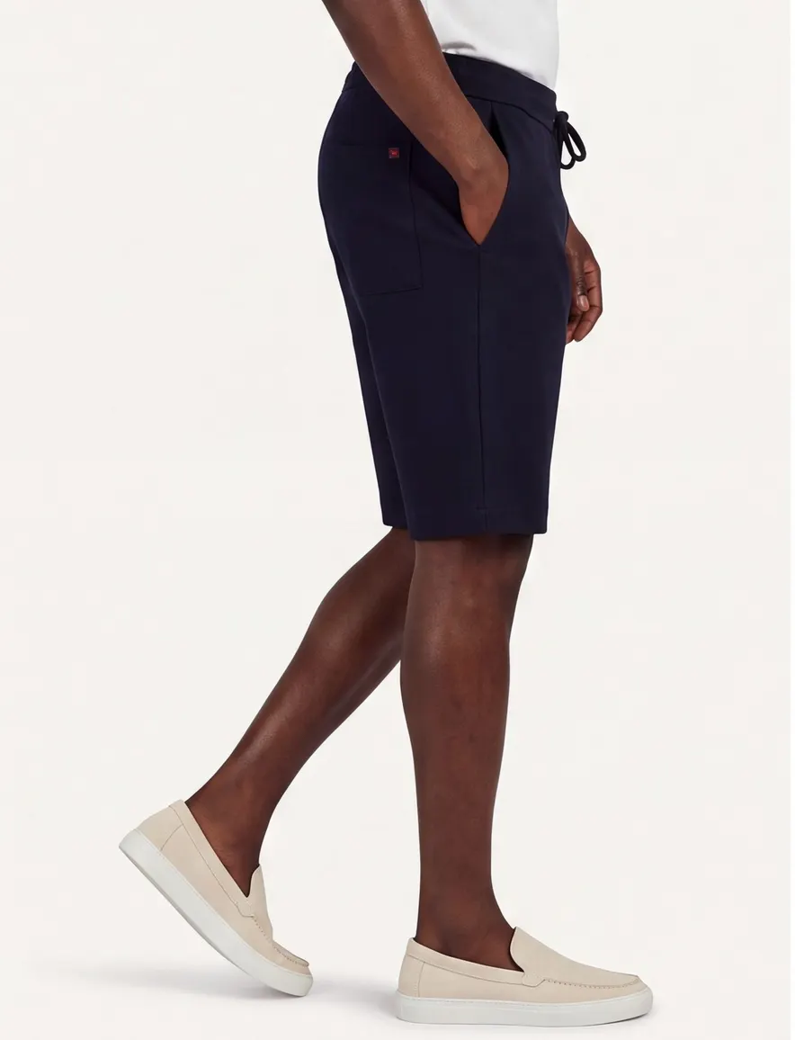 Desoto korte broek donkerblauw katoen