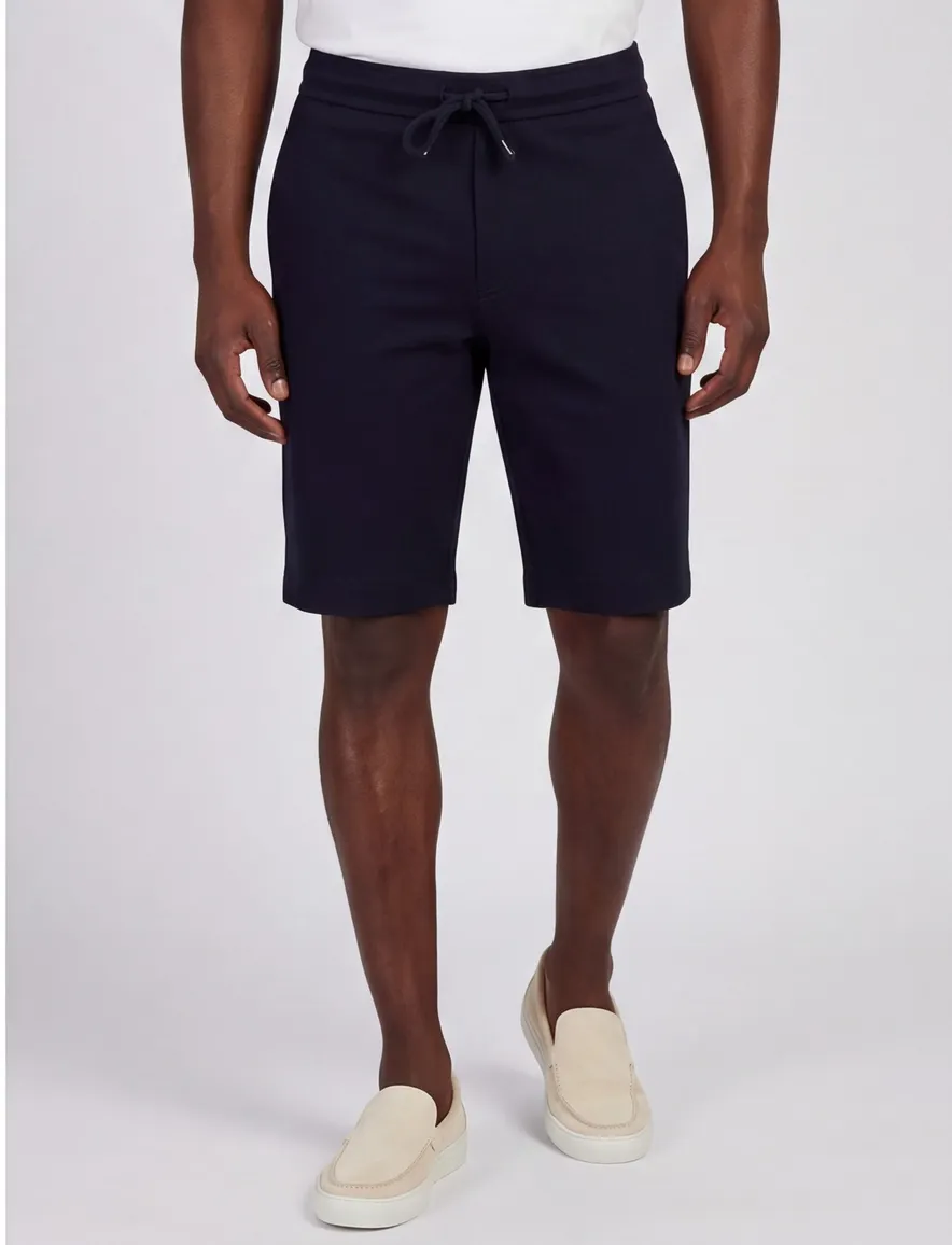 Desoto korte broek donkerblauw katoen