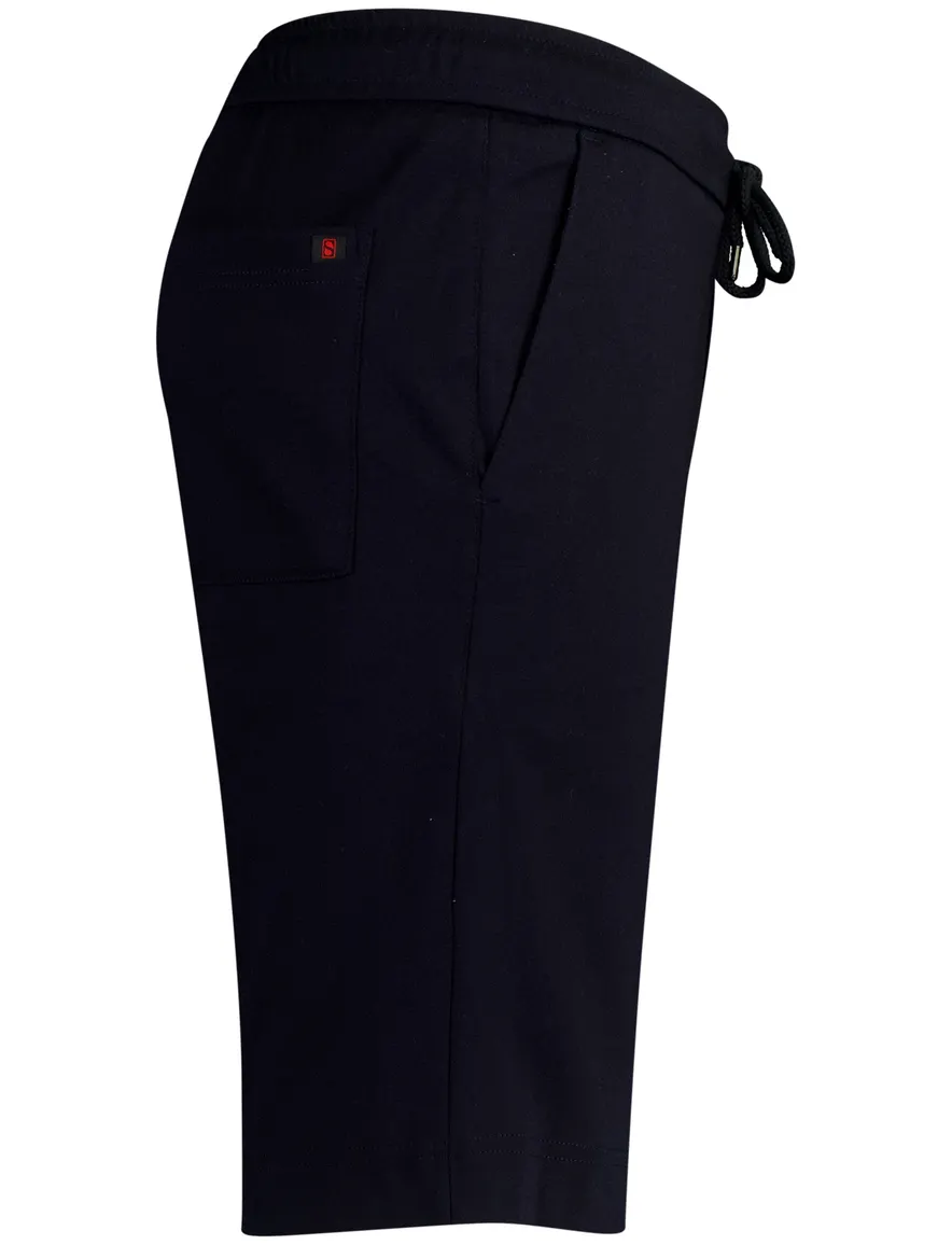 Desoto korte broek donkerblauw katoen