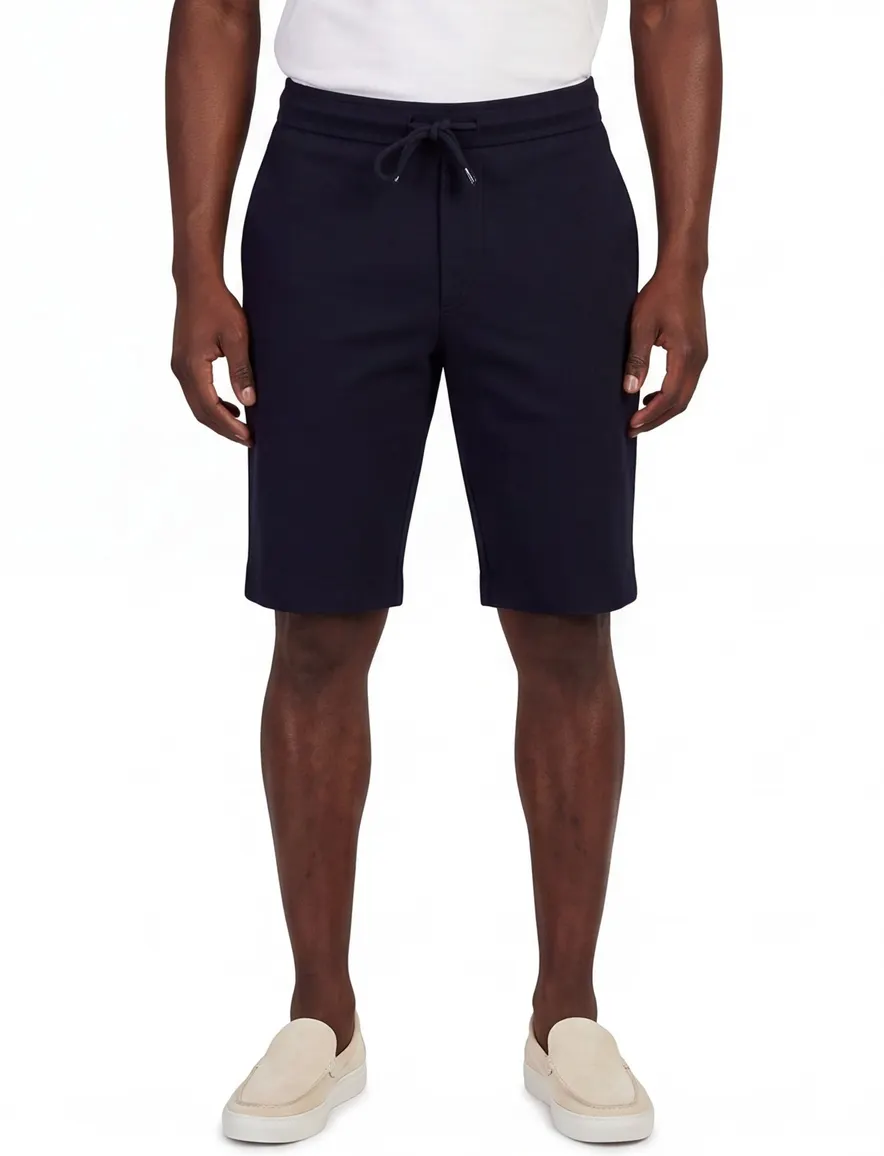 Desoto korte broek donkerblauw katoen