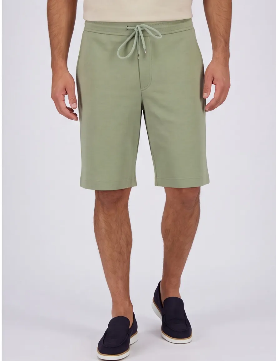 Desoto shorts olijfgroen met koord