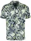 Desoto overhemd donkerblauw bloemenprint wijde fit