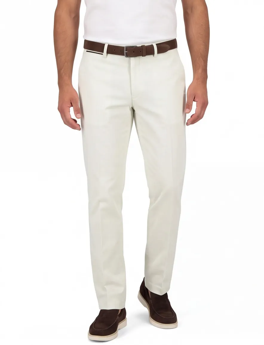 Broek Hiltl Peaker-S crème katoen